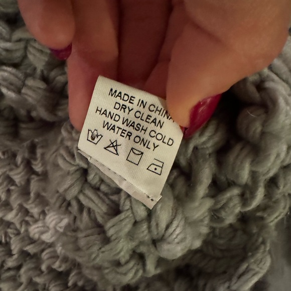 VICI Bubble Sleeve Chunky Open Knit Sweater Sz M - Picture 12 of 12